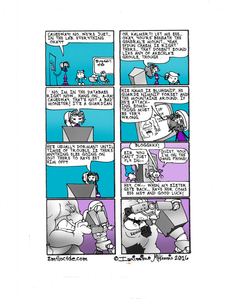 2:34 – Quiet, You! I’m On the Dang Phone!