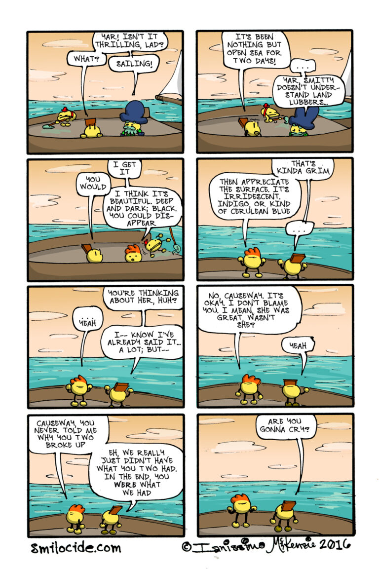 MS 4:9 – Smitty Doesn’t Understand Landlubbers…